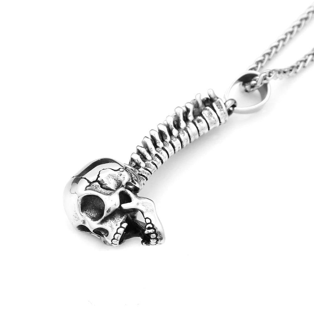 PENDRA Skullpunk Gothic Skull Pendant