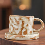 PENDRA Japanese Handmade Kiln-Changed Retro Ceramic Coffee Mug