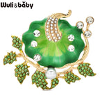 PENDRA Pumpkelle Lovely Enamel Pumpkin Brooch