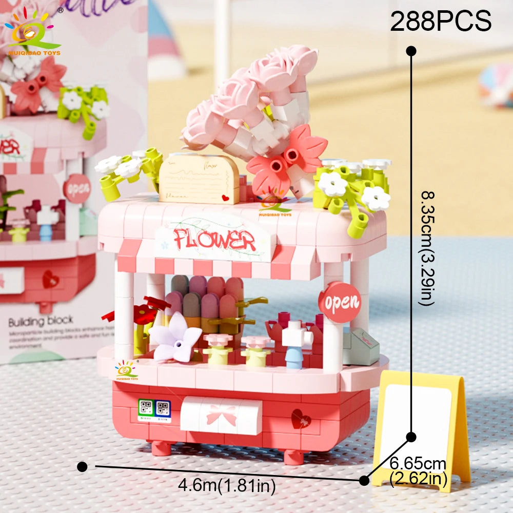 PENDRA Cute Food Micro Building Set