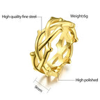 PENDRA Thornvine Punk Thorn Vine Ring