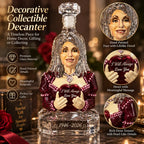 Dolly Parton Commemorative Wine Decanter I Will Always Love You Sculpture Art Bottle for Whiskey Brandy Red Wine Home Bar Decor