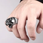 PENDRA Leopard Animal Punk Ring
