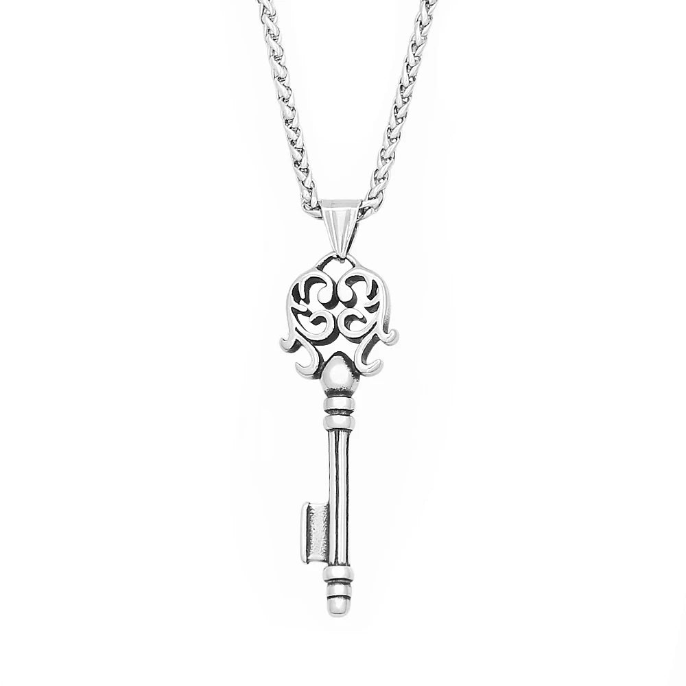 PENDRA Floralkey Hollow Floral Key Pendant