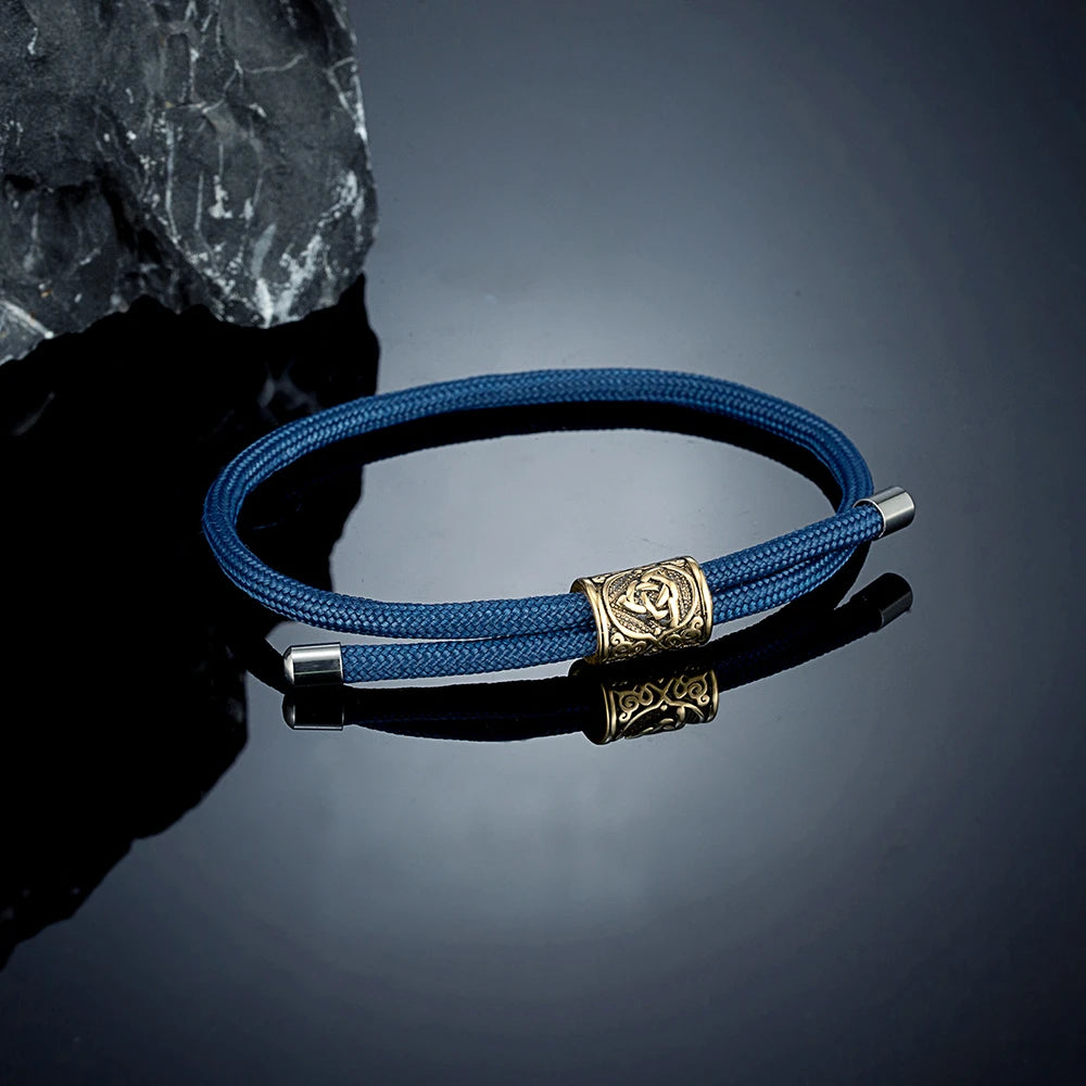 PENDRA Rune Adjustable Steel Bracelet