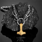 PENDRA Dragon Black Steel Necklace