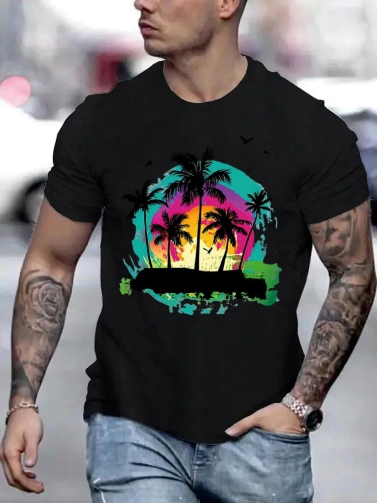 PENDRA Printed Short Sleeve T-Shirt