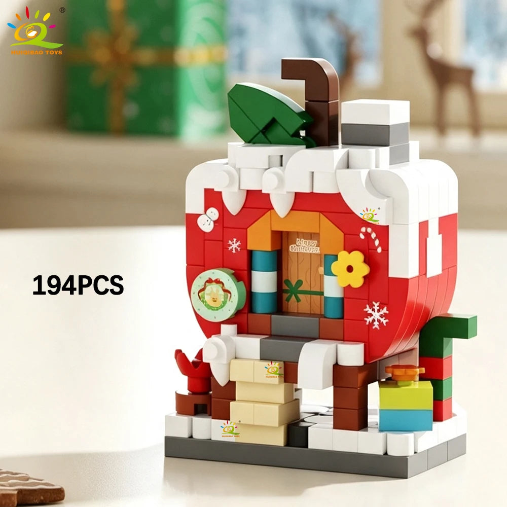 PENDRA Santa Snowman Mini Building Set