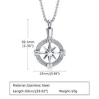 PENDRA Urn Compass Pendant Necklace