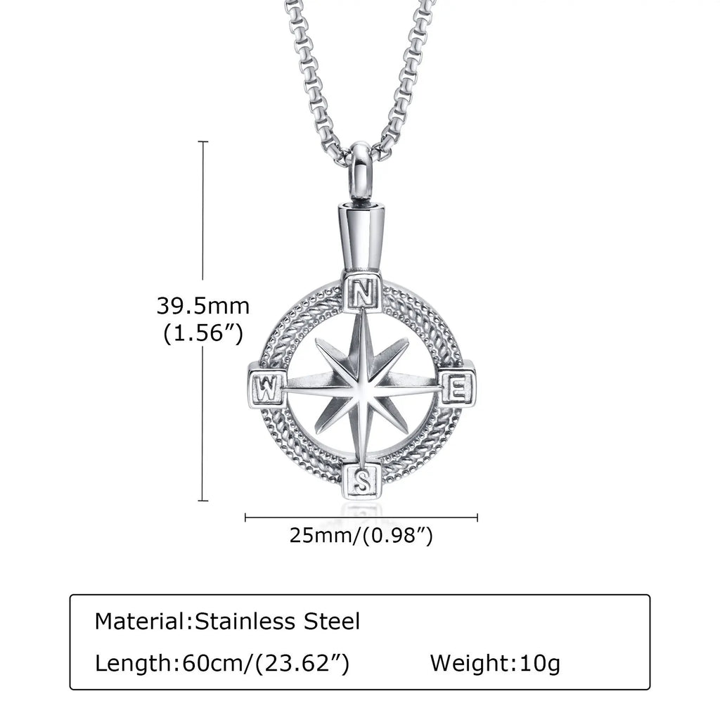 PENDRA Urn Compass Pendant Necklace