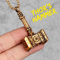 PENDRA Thor's Hammer Steel Necklace