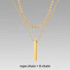 PENDRA Cuban Wheat Pendant Necklace