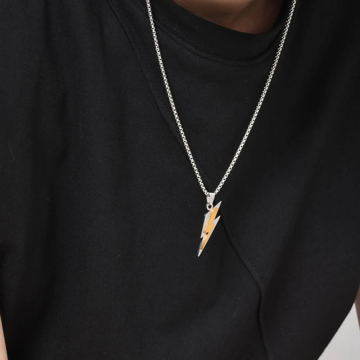 PENDRA Lightning Two Pendant Necklace