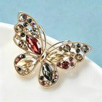 PENDRA Classical Crystal Butterfly Brooch