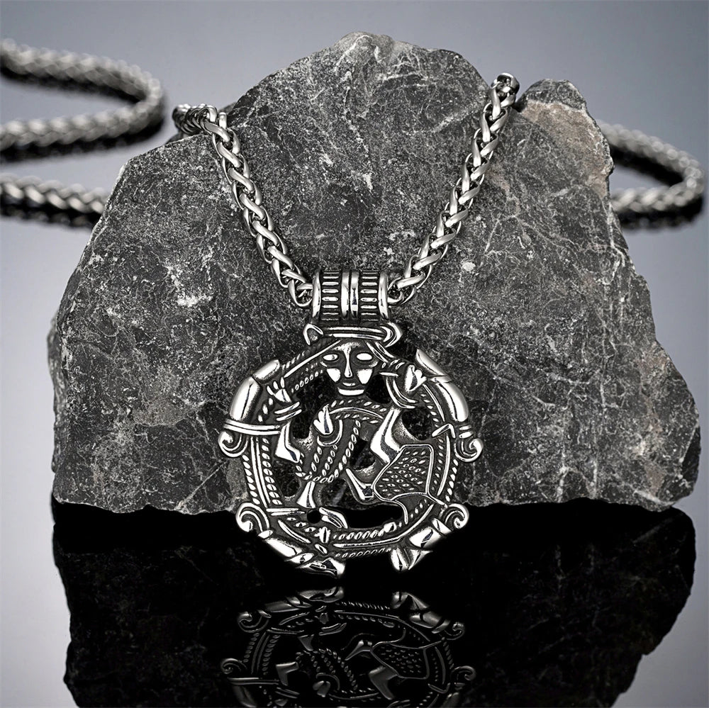 PENDRA Rune Vintage Viking Necklace