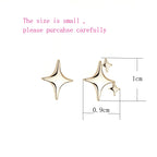 PENDRA Silver Gold Stamp Earrings