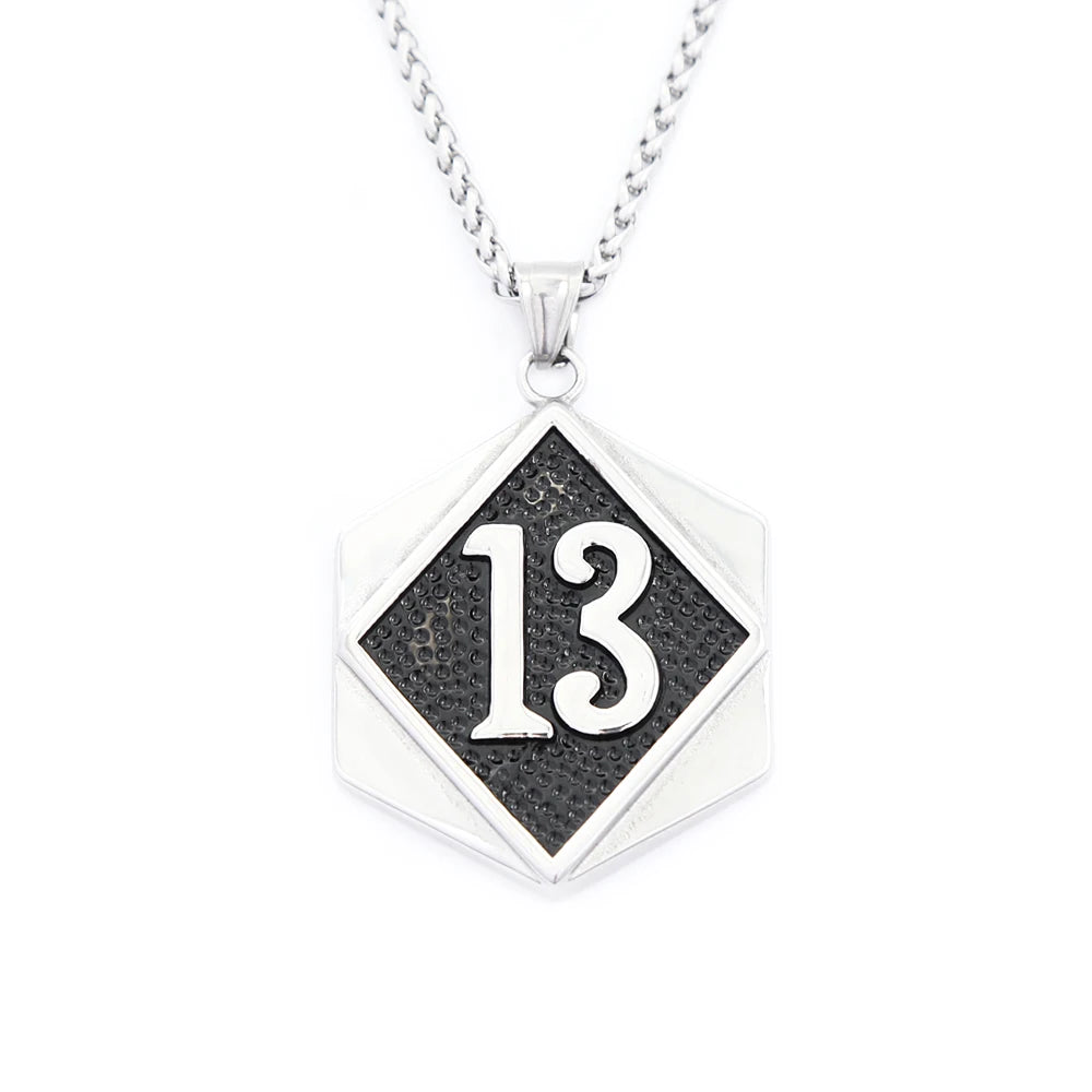 PENDRA Lucky7 Punk Lucky Number Pendant Necklace