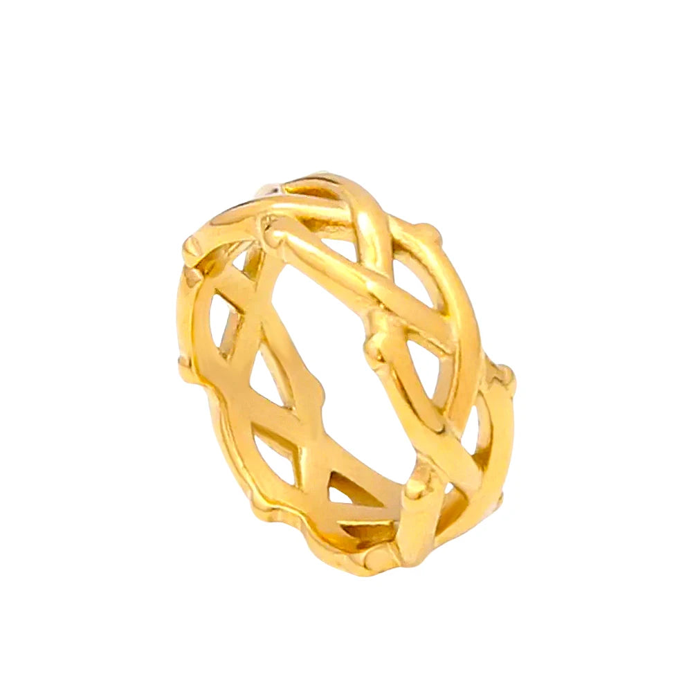 PENDRA Thornvine Punk Thorn Vine Ring