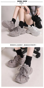 PENDRA Rhinestone Diamond Ins Shoes