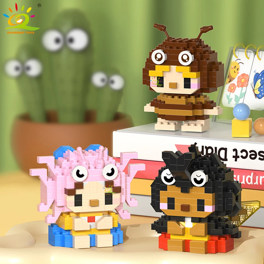 PENDRA Cute Insect Micro Building Set