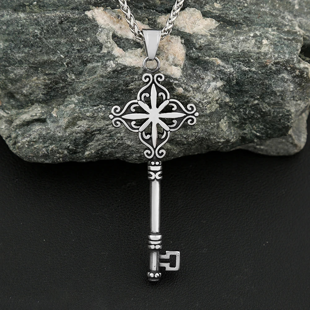 PENDRA Keyforge 316L Stainless Steel Key Pendant