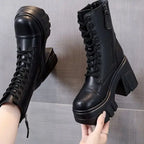 PENDRA Ultra Thick Soled Boots