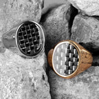 PENDRA Elegant Classics Boyfriend Steel Ring