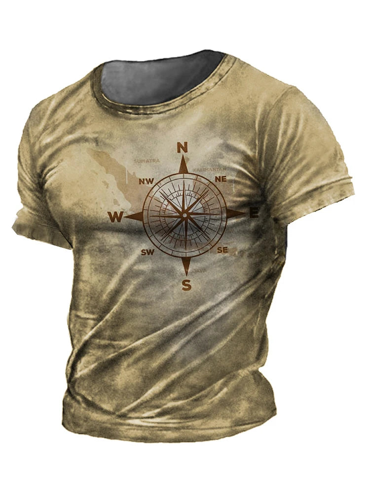 PENDRA Printed Sports Ship T-Shirt