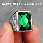 PENDRA Rhinestone Steel Ring