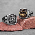 PENDRA Crown Boyfriend Steel Ring