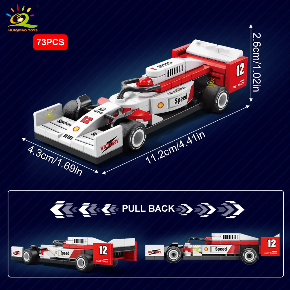 PENDRA Racing Pull LED Building Set