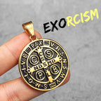 PENDRA St Benedict Exorcism Steel Necklace