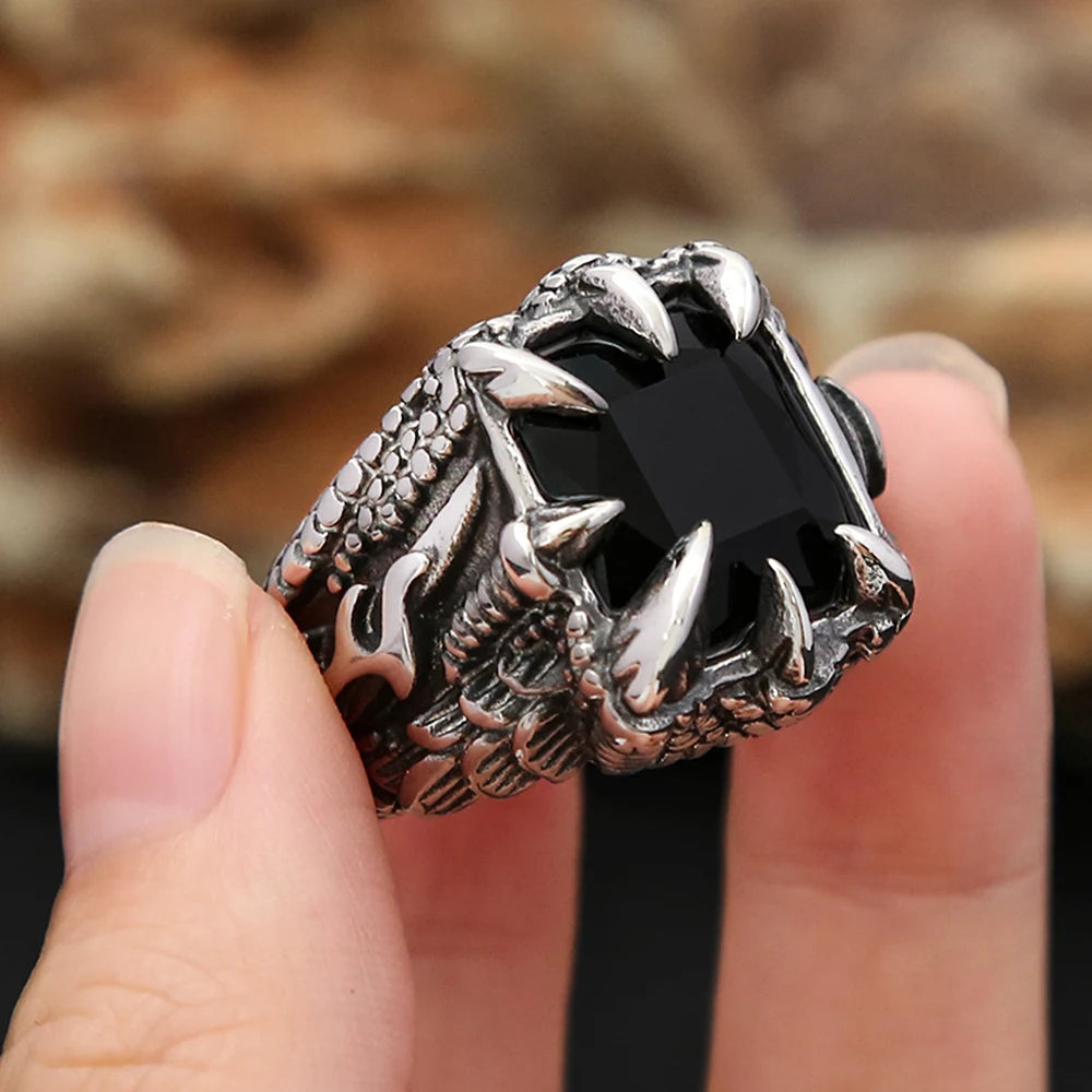 PENDRA Dragonclaw Viking Stone Ring