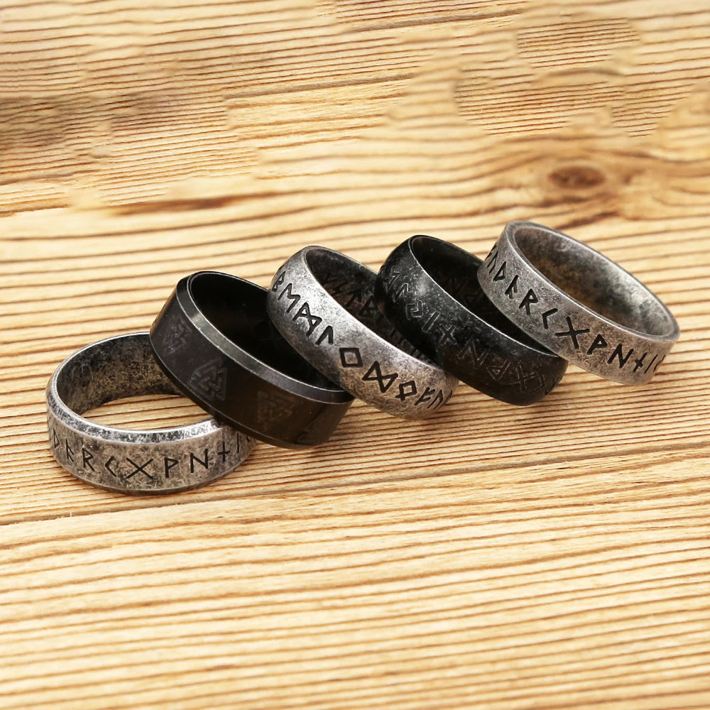 PENDRA Runeband Nordic Viking Rune Ring