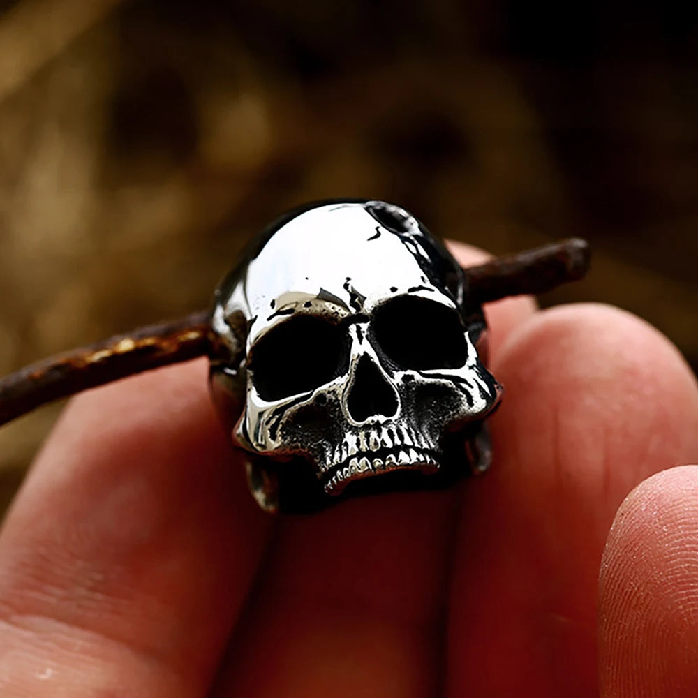 PENDRA Skullpunk Stainless Steel Skull Pendant