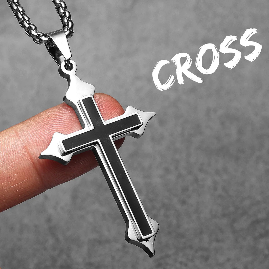 PENDRA Jormora Cross Charm Necklace