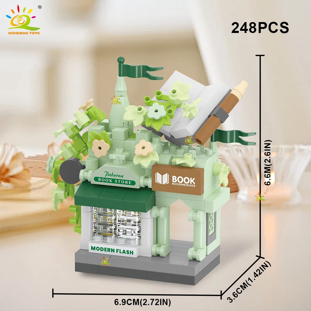 PENDRA Cute Shop Micro Building Set