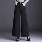 PENDRA Crocodile Print PU Straight Leg Pants