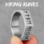 Vintage Nordic Viking Runes Celtic Knot Series Stainless Steel Womens Mens Rings Punk Biker Jewelry Creativity Gift Wholesale