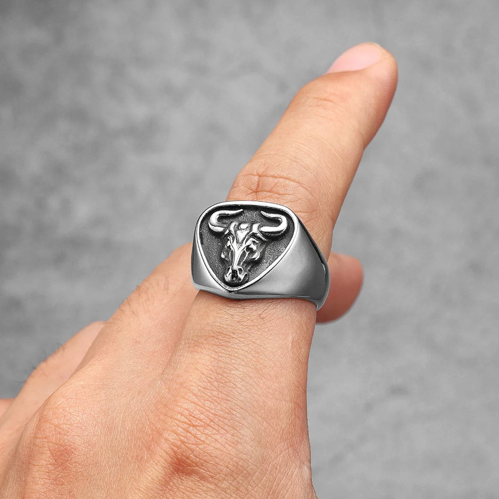 PENDRA Bull Fight Biker Steel Ring