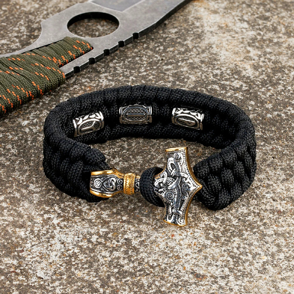 PENDRA Rune Hammer Bracelet