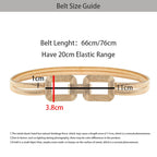PENDRA Koraelle Metal Gold Elastic Waist Chain Belt