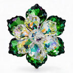 PENDRA Elara Shining Glass Flower Brooch
