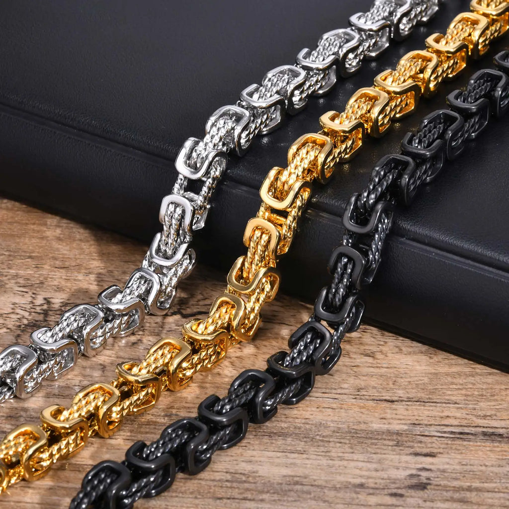 PENDRA Chunky Byzantine Bracelet