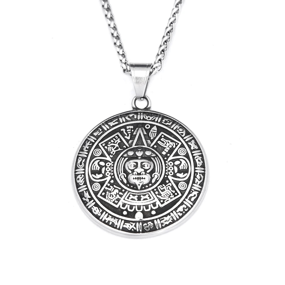 PENDRA Mayanforge Black Mayan Symbol Pendant