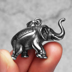 PENDRA Elephant Animal Steel Necklace