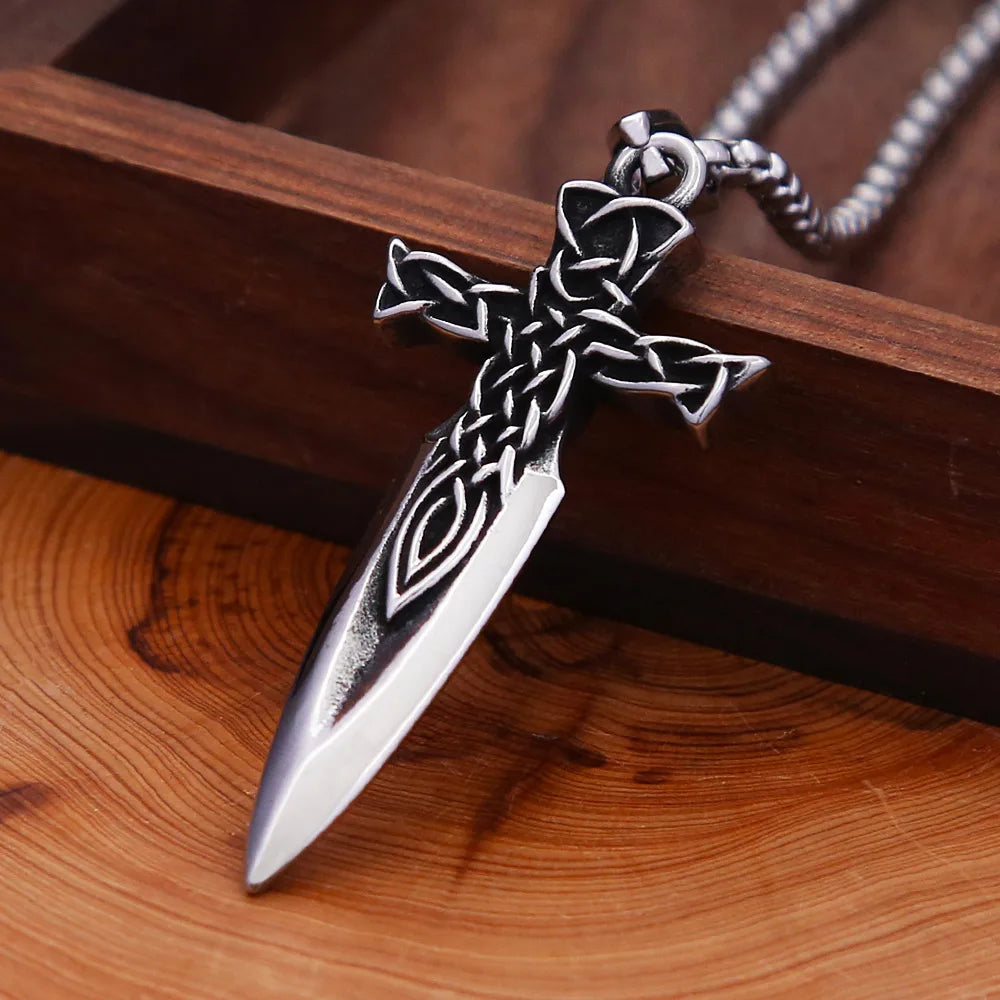 PENDRA Nordicblade Viking Sword Pendant Necklace