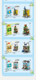 PENDRA Architecture Coffee Store Building Set