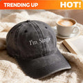I’m Single Hat Embroidered, Sarcastic Baseball Cap, Everyday Casual Cap