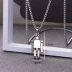 PENDRA Robotpunk Hip Hop Robot Pendant Necklace